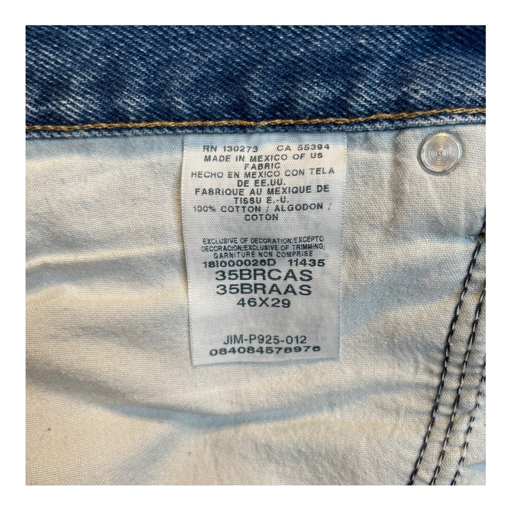 Wrangler Blue Ridge Mens Jeans 46x29 ACTUAL 44x28 Relaxed Fit 35BRCAS READ - Picture 2 of 8